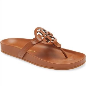 Miller Cloud Leather Thong Sandals